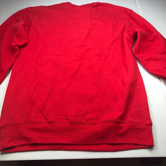 Fifth Sun Women's Christmas Cat/Dog With Jingly Bells Size Med Red Fleece New - Picture 3 of 15